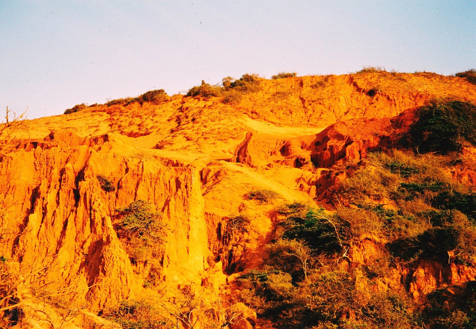 Red & Golden Cliffs